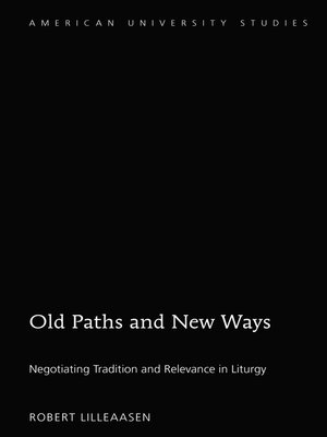 cover image of Old Paths and New Ways